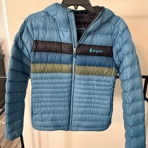 Cotopaxi Black and Teal Jacket